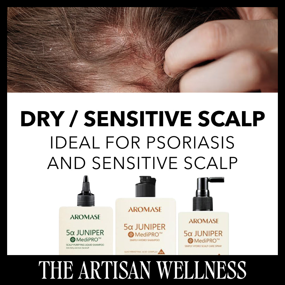 Aromase Complete Home Scalp Treatment Package (Dry Or Sensitive Scalp) –  The Artisan Wellness Pte Ltd